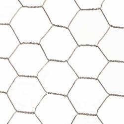  Csibe háló horganyzott műanyag bevonat 1x25m (13x0, 7/0, 9) (10939) (10939)