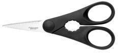 Fiskars Essential, konyhai olló, üvegnyitóval 20 cm (200663) (1023820)