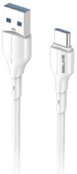 BELINE Cablu de date BELINE BLNCWC01, USB-A la USB-C, 25W, 1m, Alb (5906849662759)