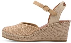 Tamaris Tamaris, Telitalpú espadrilles, Narancssárga, Homokbarna, 39 (1-29610-42-933-39)