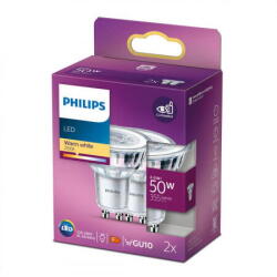 Philips Pachet 2 becuri LED spot Philips Classic, GU10 (000008718699774271)