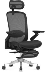 Mark Adler LeadPro Irodai forgószék, masszázs funkció, 3D deréktámasz és lábtartó, 4D fejtámla, háló, fekete (MA-LEADPRO-8-7-BLACK)
