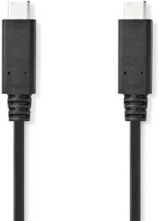 Nedis USB 3.2 Type C Összekötő Fekete 1m CCGL64750BK10 (CCGL64750BK10)