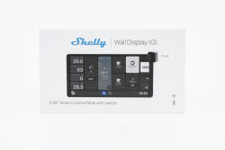 Shelly wall display x2i silver - panou tactil inteligent 6.95", wi-fi 6 & bluetooth 5.0, hub de control si releu 5a (3800238072773)