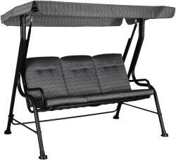 Outsunny Balansoar pentru Gradina pentru 3 Persoane, 200x120x170cm, Negru | Aosom Ro (84A-140BK)