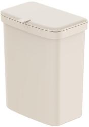 EKO szerves hulladékgyűjtő, Puro II Food Waste Caddy, 9 literes, komposztra alkalmas, szekrényajtóra vagy falra rögzíthető, könnyen üríthető, keret a zsák rögzítésére, műanyag, fehér (600809)