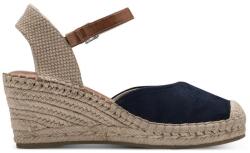 Tamaris Tamaris, Telitalpú espadrilles, Barna, Tengerészkék, 39 (1-29610-42-805-39)