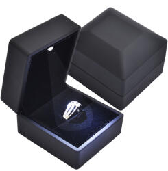 JK Box Cutie din plastic iluminată cu LED pentru inel KZ-3/A25