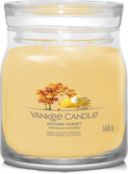 Yankee Candle Lumânare aromată Signature sticla medie Autumn Sunset 368 g
