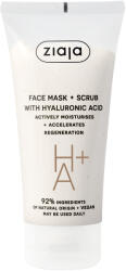 Ziaja Face Mask + Scrub with Hyaluronic Acid masca exfolianta 55 ml - vivantis Masca de fata