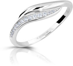 Modesi Inel elegant din argint cu zirconi M00210 52 mm