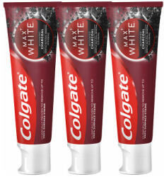 Colgate Max White Charcoal pasta de dinti pentru albire 3 x 75 ml - vivantis