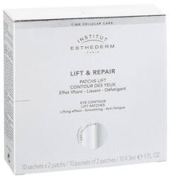 Institut Esthederm Plasture de lifting Lift & Repair (Eye Contour Lift Patches) 10 x 2 buc Masca de fata