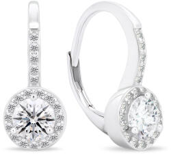 Brilio Silver Cercei sclipitori din argint cu zirconii transparente EA442W