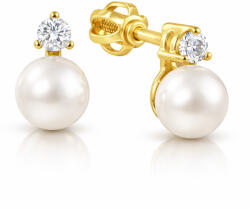 Soliter Brilio Cercei Romantici din aur cu perle reale 745 235 001 00101 0000000