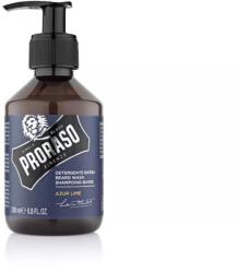 Proraso Azur Lime Beard Wash șampon de barbă cu miros de citrice și ienupăr 200 ml pentru bărbați