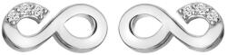 Hot Diamonds Cercei fermecători din argint sterling cu diamante Infinitely Much Loved DE731