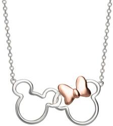 Disney Colier frumos bicolor din argint Mickey and Minnie Mouse N902594TL-18