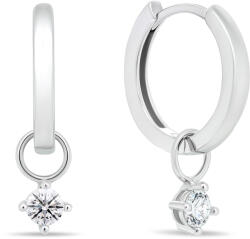 Brilio Silver Cercei din argint cercuri cu pandantive 2in1 EA494W