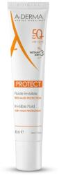 A-DERMA Fluid de protecție pentru ten mixt chiar gras SPF50+ Protect (Invisible Fluid) 40 ml
