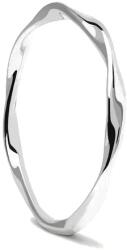 PDPAOLA Inel argintiu minimalist SPIRAL Silver AN02-804 50 mm