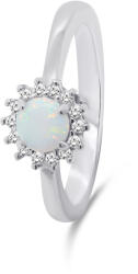 Brilio Silver Inel minunat din argint cu opal și pietre de zircon RI056W 58 mm
