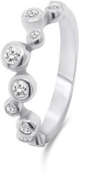 Brilio Silver Inel fermecător din argint cu pietre de zircon RI060W 50 mm