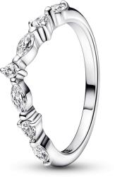 Pandora Inel fermecător argintiu cu pietre de zircon 192390C01 50 mm