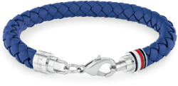 Tommy Hilfiger Brățară elegantă pentru bărbați din piele albastră 2790548