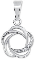 Soliter Brilio Silver Pandantiv original argintiu pentru femei 446 001 00374 04