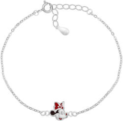 Brilio Silver Brățară jucăușă argintie Minnie BRC49W