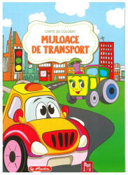 Herlitz Carte de colorat Herlitz A4, 16 pagini, Mijloace de transport II (9493230) Carte de colorat