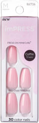 KISS Unghii false Impress Pink Dream, 30 bucati, Kiss - vivantis