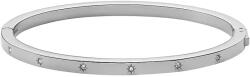 Fossil Brățară solidă din oțel cu zirconiu cubic Shine Bright JF04420040