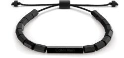 Calvin Klein Brățară neagră originală pentru bărbați 35000276