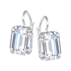 Soliter Brilio Silver Cercei strălucitori cu zirconiu cubic 438 001 01771 04