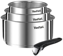 Tefal Set de 4 piese Tefal Ingenio Emotion L896S404, cratita 16X18X20 cm, maner detasabil (Inox)