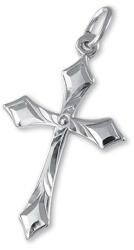 Soliter Brilio Silver Pandantiv din argint cruce 441 001 00221 04