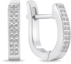 Brilio Silver Cercei atemporali de argint cu pietre de zircon EA657W
