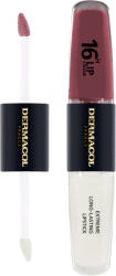 Dermacol 16H Lip Colour ruj rezistent si luciu de buze. culoare 12 Trouble Free 2x4 ml - vivantis