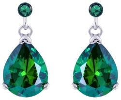 Preciosa Cercei din argint cu zirconi Green Tree of Life 5221 66