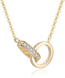 Beneto Colier placat cu aur cu inele conectate AGS1229 / 47- GOLD
