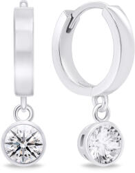 Brilio Silver Cercei cercuri argintii cu pietre de zircon EA640W