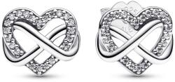 Pandora Cercei romantici din argint în formă de inimioare 292667C01