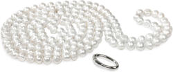 JwL Luxury Pearls Colier lung din perle albe autentice JL0076