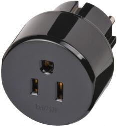 Brennenstuhl USA japoneză/maghiară priză convertor adapter negru (1508520)