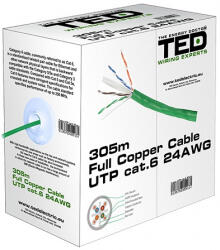 TED Electric Cablu Utp Cat 6 Cupru 0.5mm 305m Ted Electric (kab-ted2) - cel