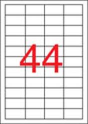 APLI Етикет, 48, 5x25, 4 мм, полиестер, устойчив на атмосферни влияния, матов, APLI, полупрозрачен, 880 етикета в опаковка 01223 (01223)