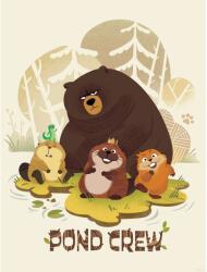 Komar falikép Disney-Pixar Agyugrász "Pond Crew" 30 cm x 40 cm zöld