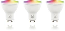 DELTACO SMART HOME SH-LGU10RGB-3P LED крушка, GU10, спот, WIFI, 5W, цвят+бяло, регулируема, 3b/пак